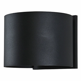 Curve LED Wallwasher BlackOutdoor wall sconces with motion sensor