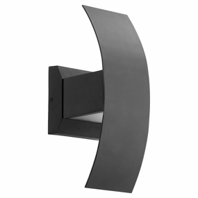 Curvo LED Wall Sconce Textured BlackOutdoor wall sconces with motion sensor
