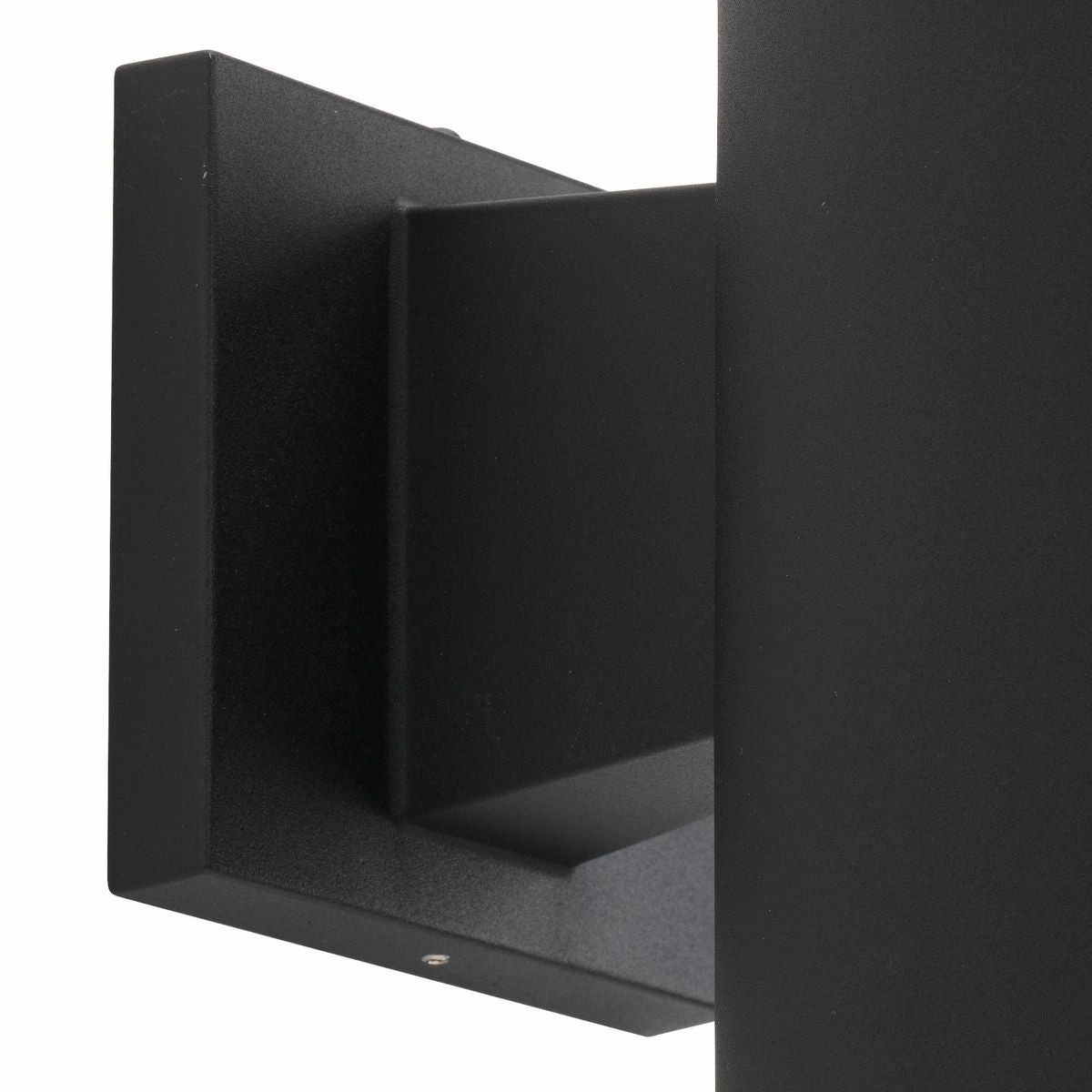 Cylinder One Light Wall Lantern Black