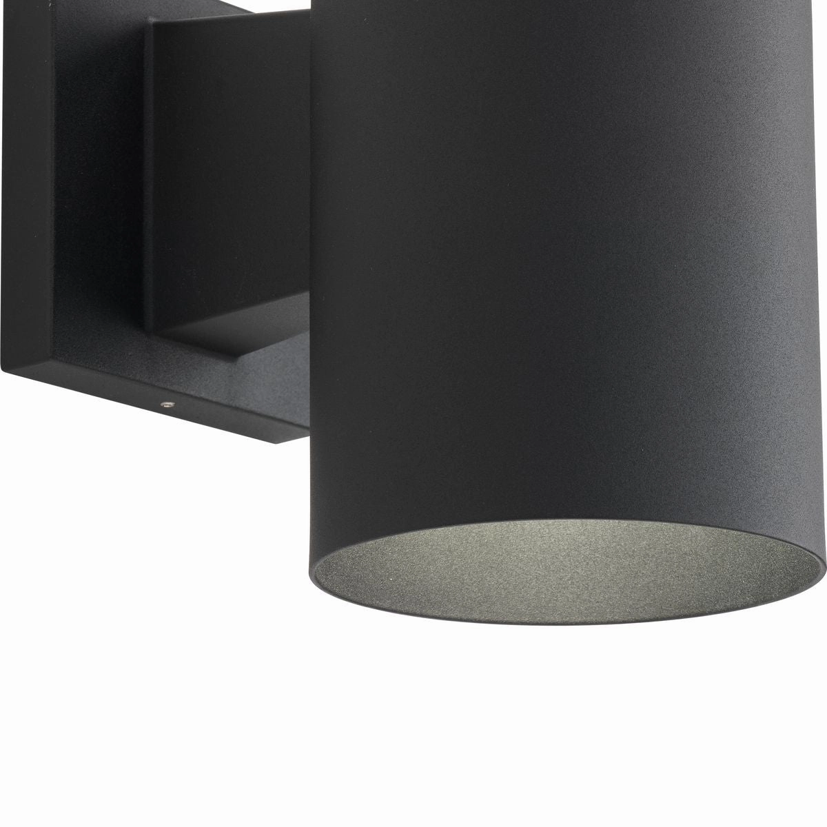 Cylinder One Light Wall Lantern Black