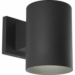 Cylinder One Light Wall Lantern BlackOutdoor wall sconces with motion sensor