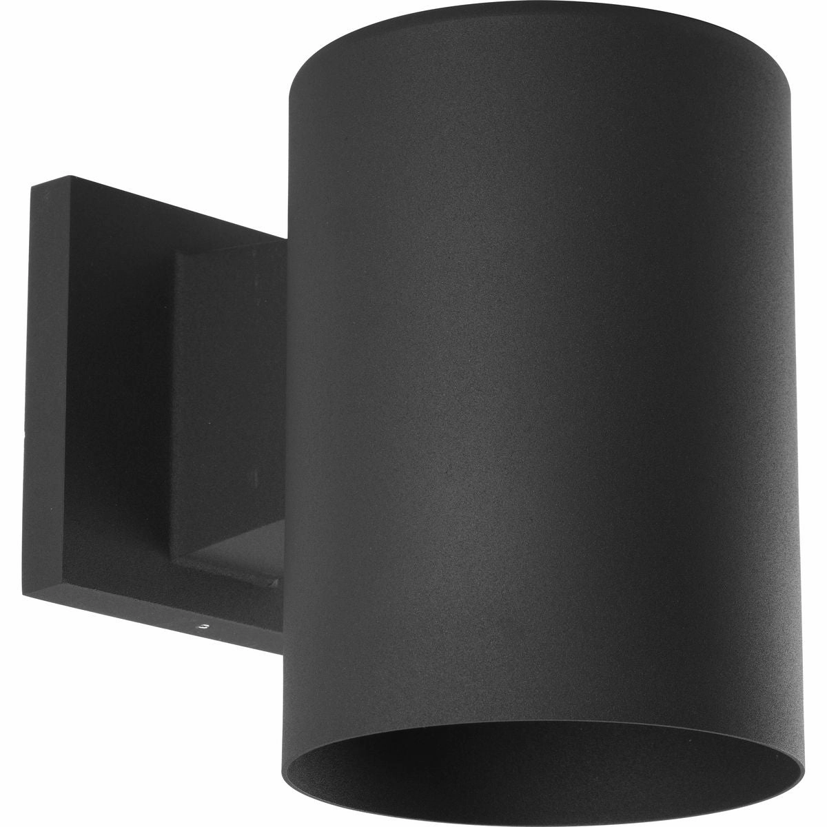 Cylinder One Light Wall Lantern Black