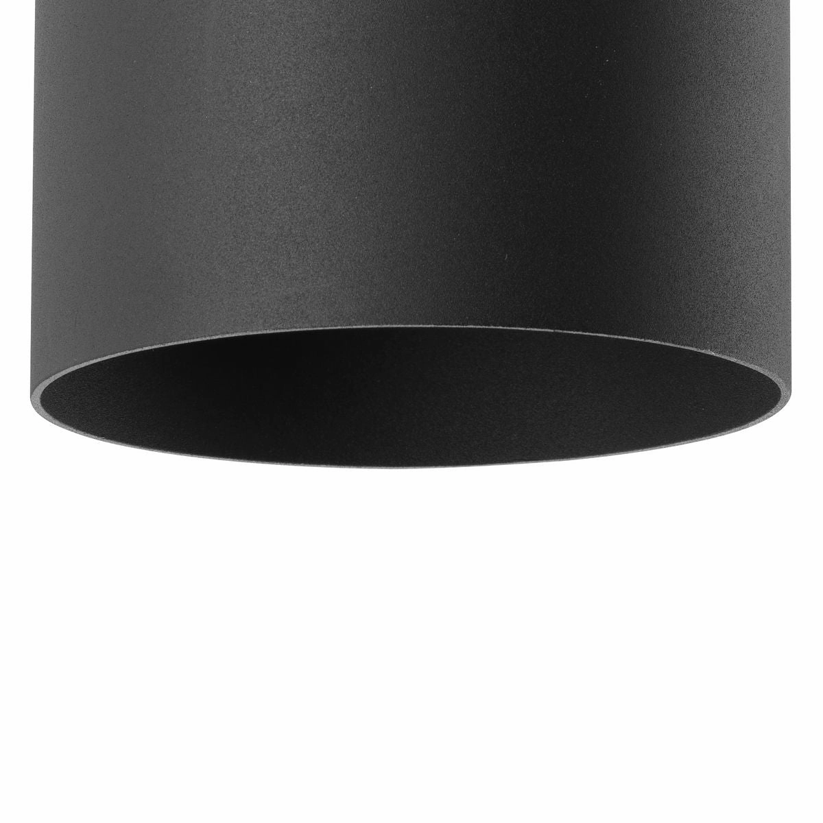 Cylinder One Light Wall Lantern Black