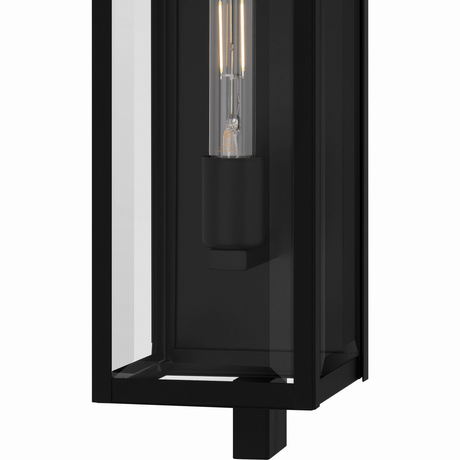 Dale One Light Outdoor Wall Lantern Matte Black