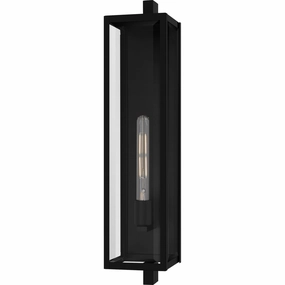 Dale One Light Outdoor Wall Lantern Matte BlackOutdoor wall sconces with motion sensor