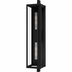 Dale Two Light Outdoor Wall Lantern Matte BlackOutdoor wall sconces with motion sensor