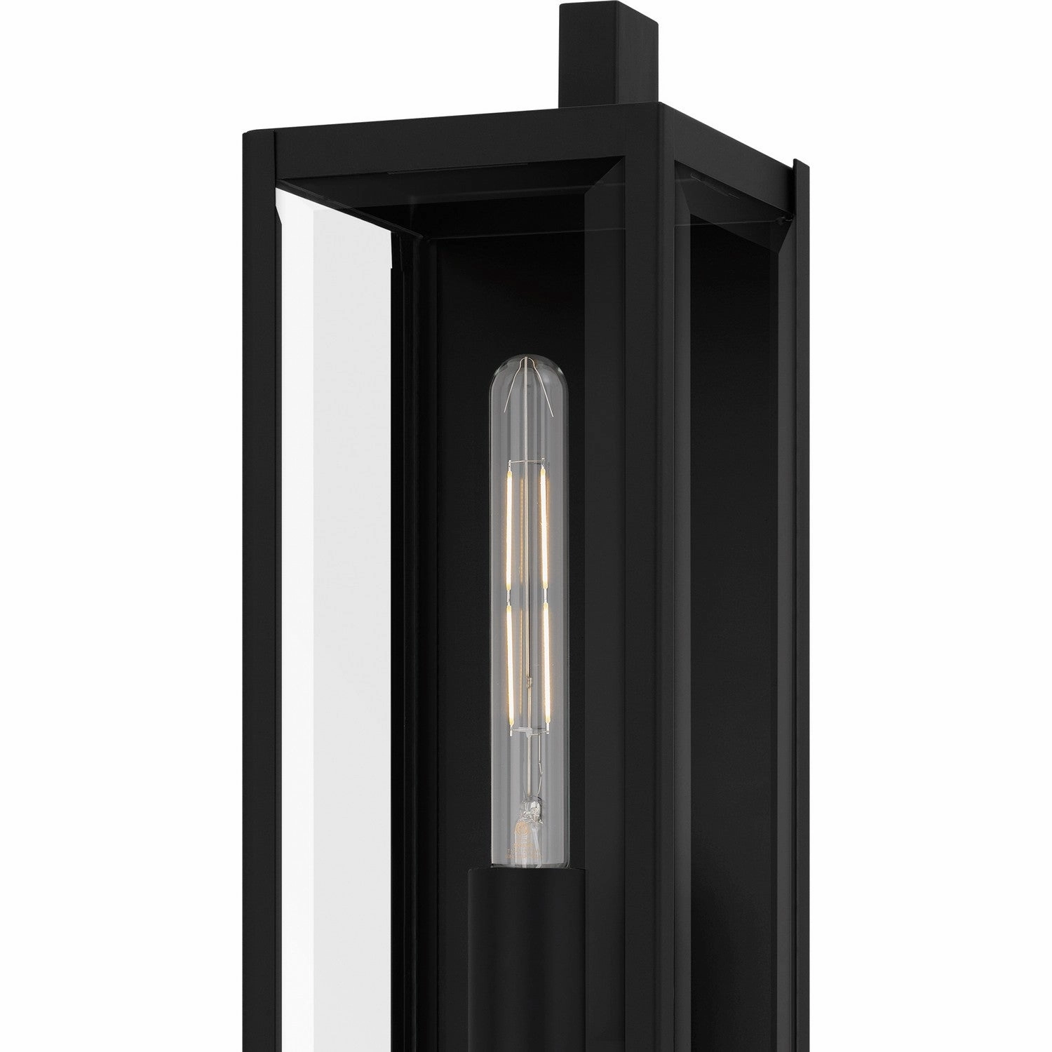 Dale Two Light Outdoor Wall Lantern Matte Black