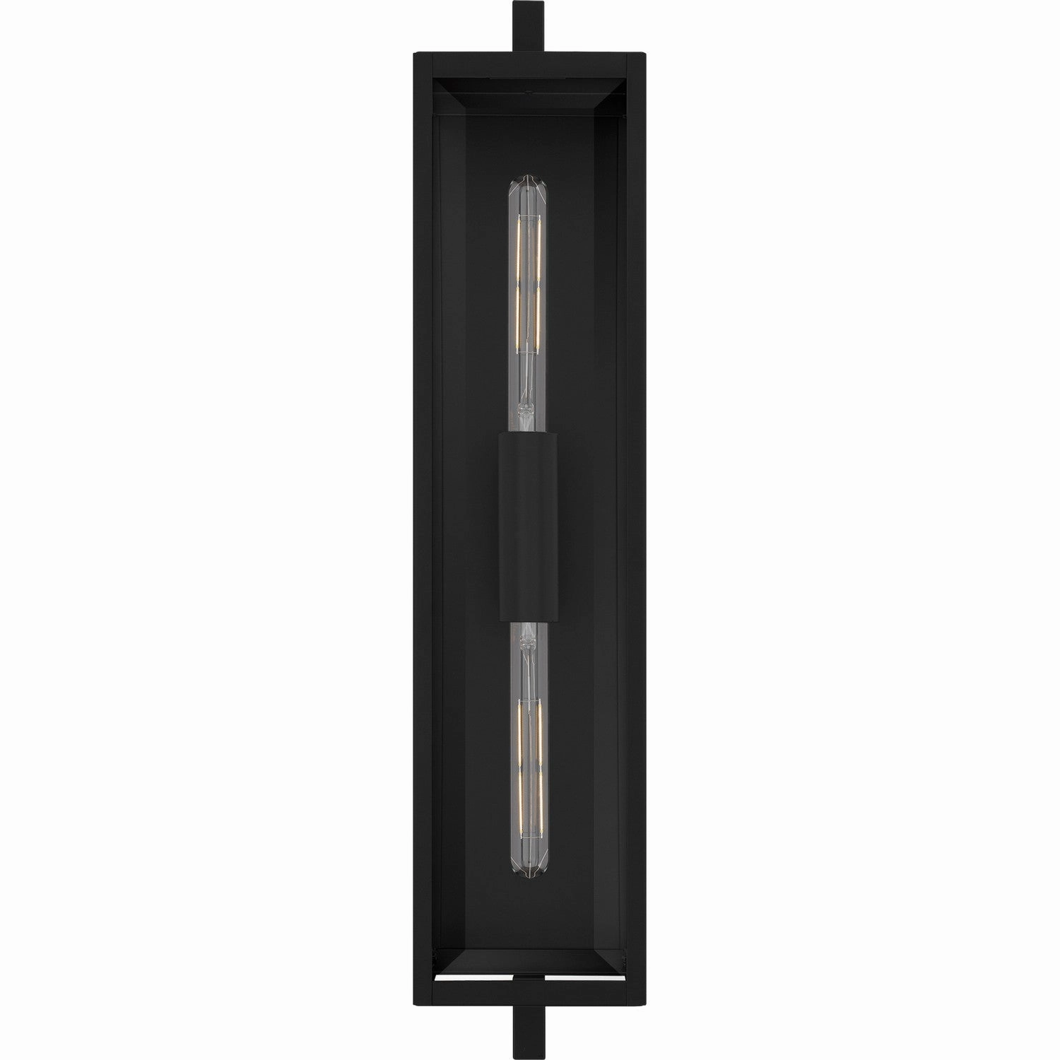 Dale Two Light Outdoor Wall Lantern Matte Black