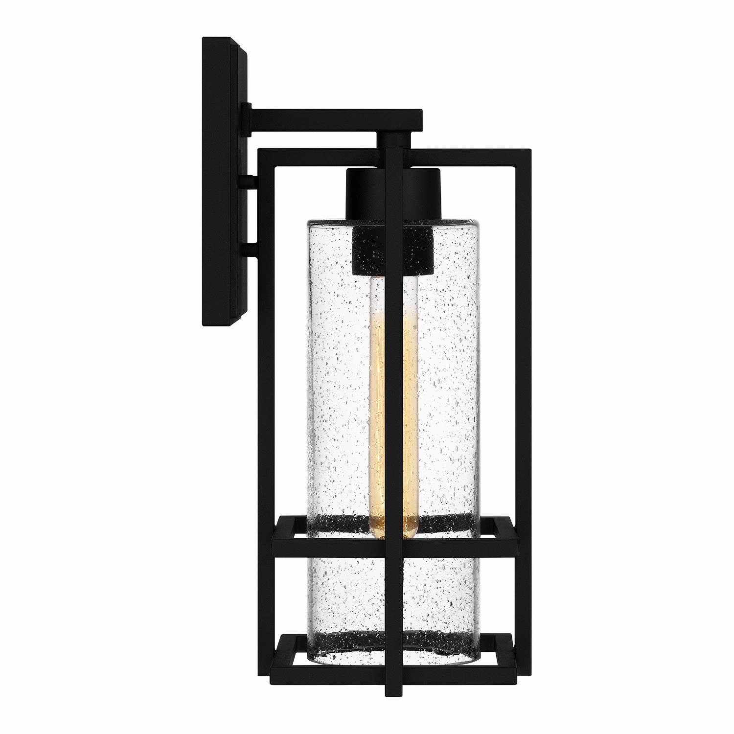 Damien One Light Outdoor Wall Mount Earth Black