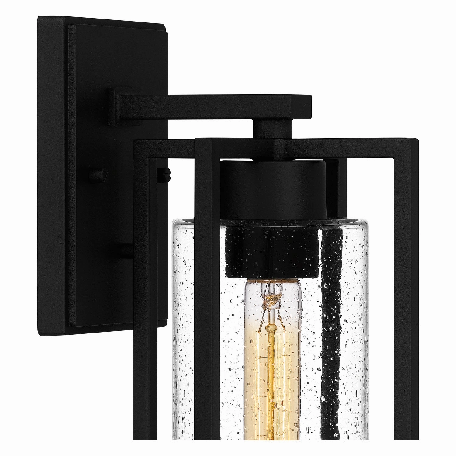 Damien One Light Outdoor Wall Mount Earth Black