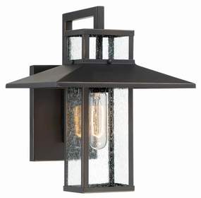 Danforth Park One Light Outdoor Wall Mount Oil Rubbed Bronze W/ Gold HighOutdoor wall sconces with motion sensor