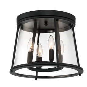 Daulle 14" 4 Light Outdoor Ceiling LightWeatherproof outdoor lighting