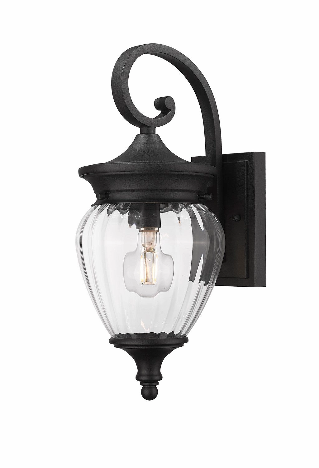 Davina One Light Outdoor Wall Light BlackOutdoor wall sconces with motion sensor