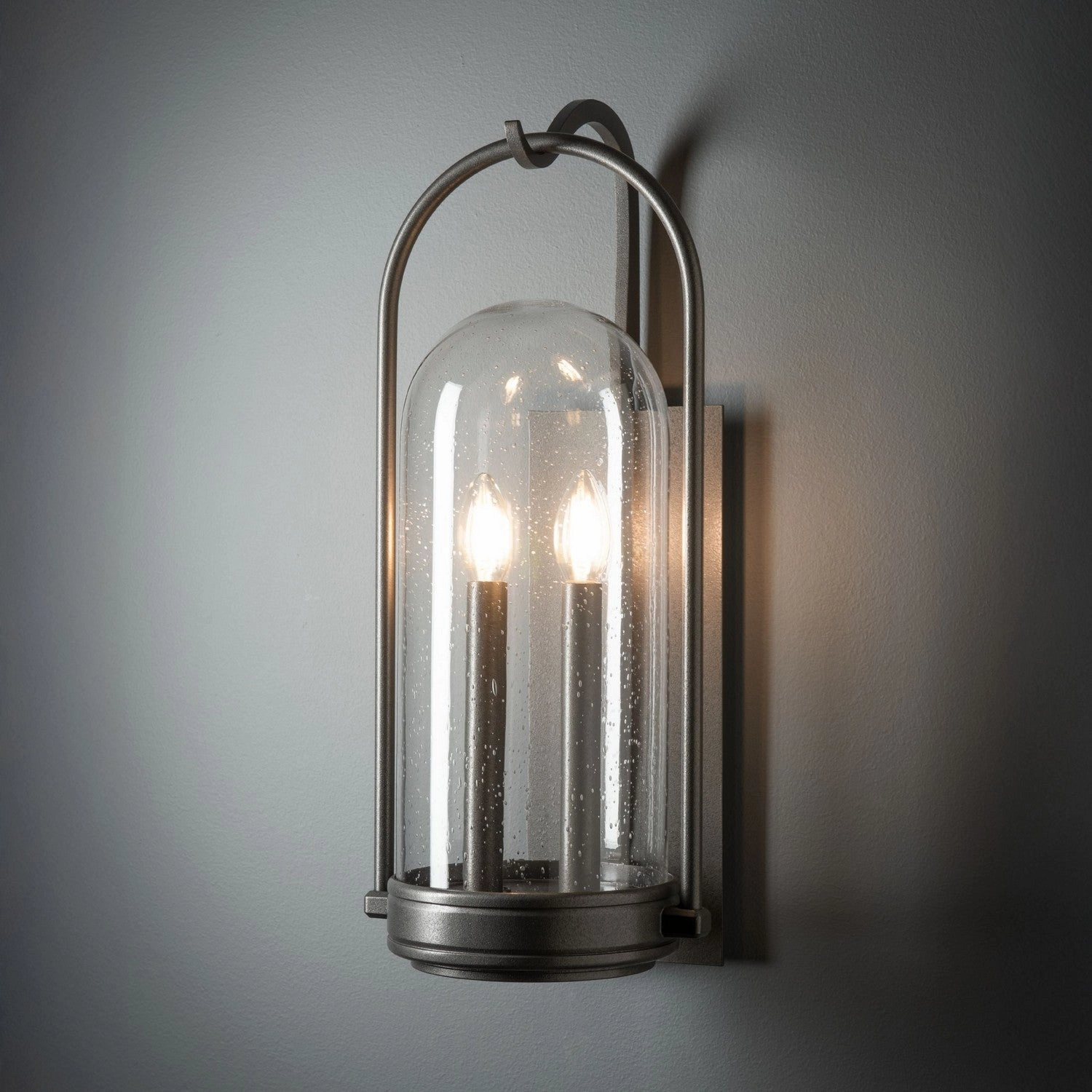Davis Two Light Outdoor Wall Sconce Coastal Natural Iron