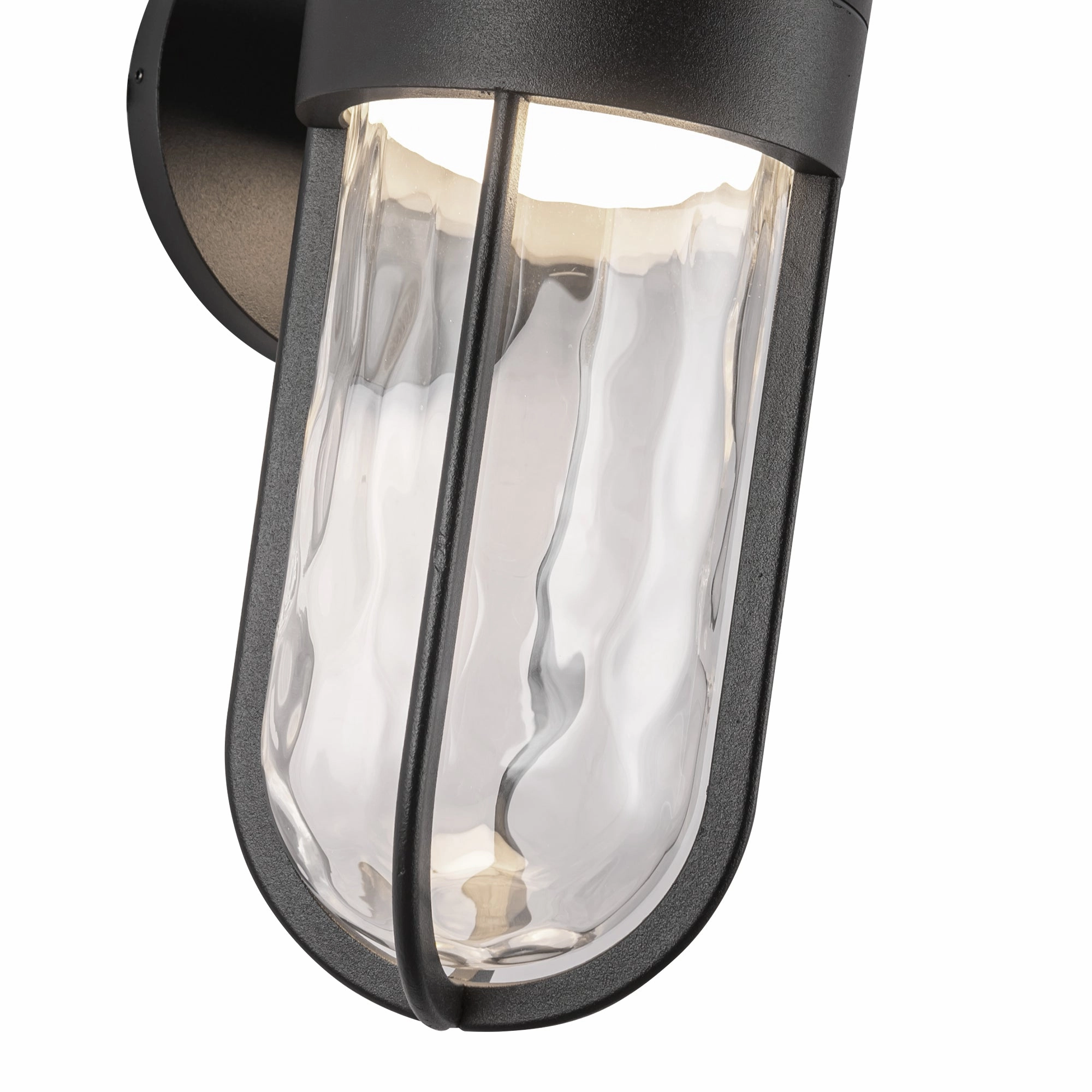 Davy LED Exterior Wall Sconce Black