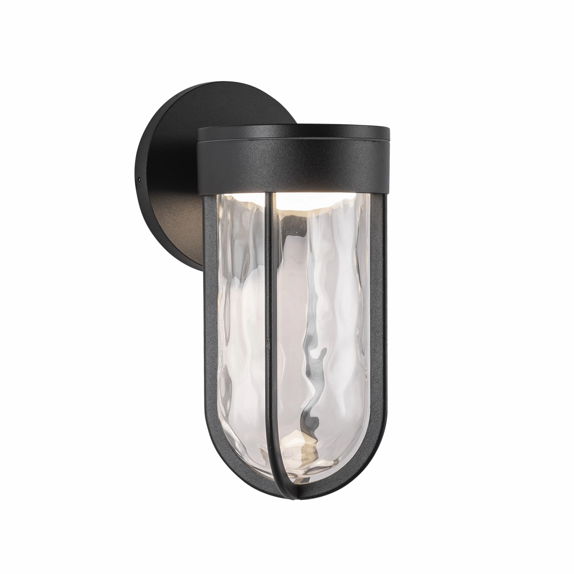 Davy LED Exterior Wall Sconce Black