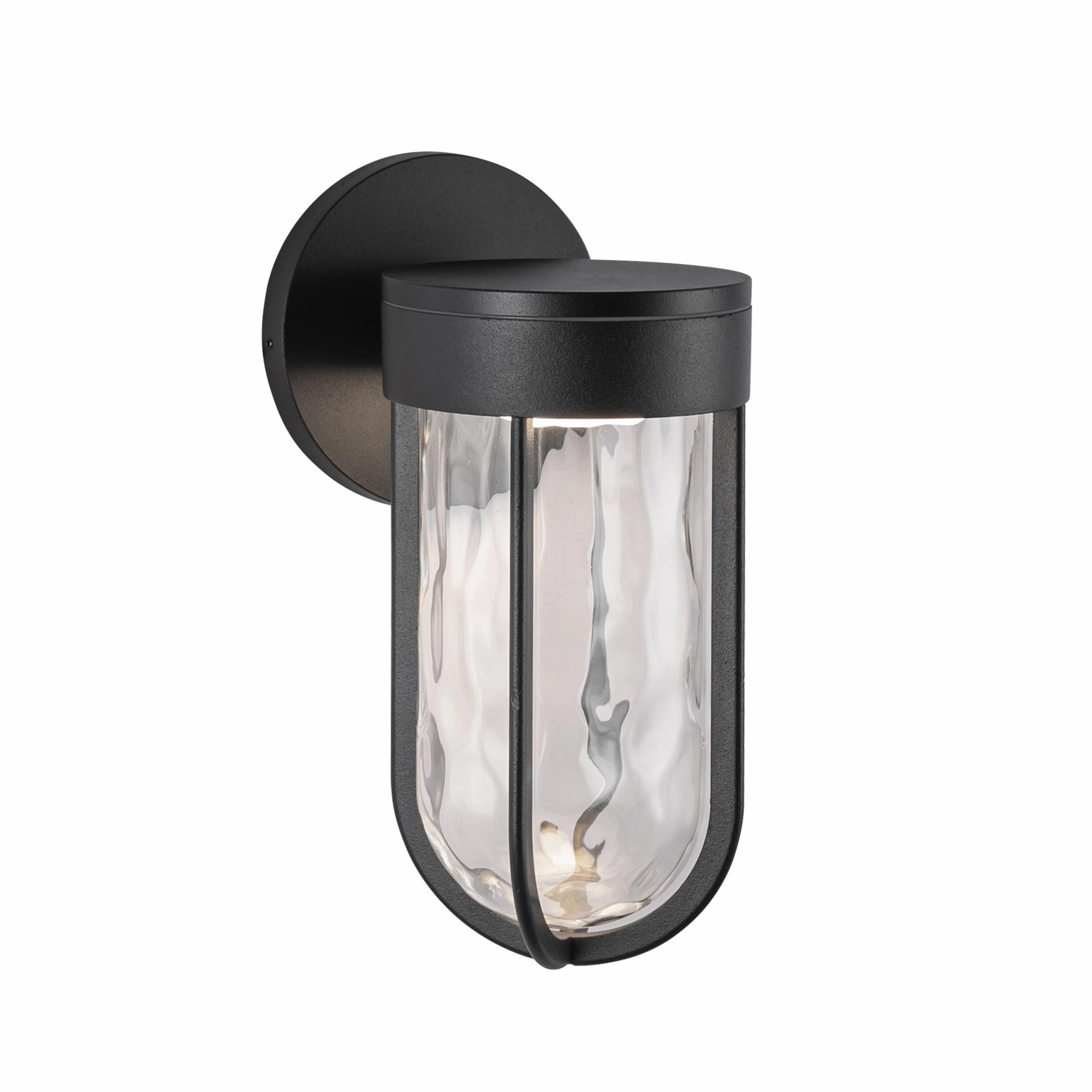 Davy LED Exterior Wall Sconce Black