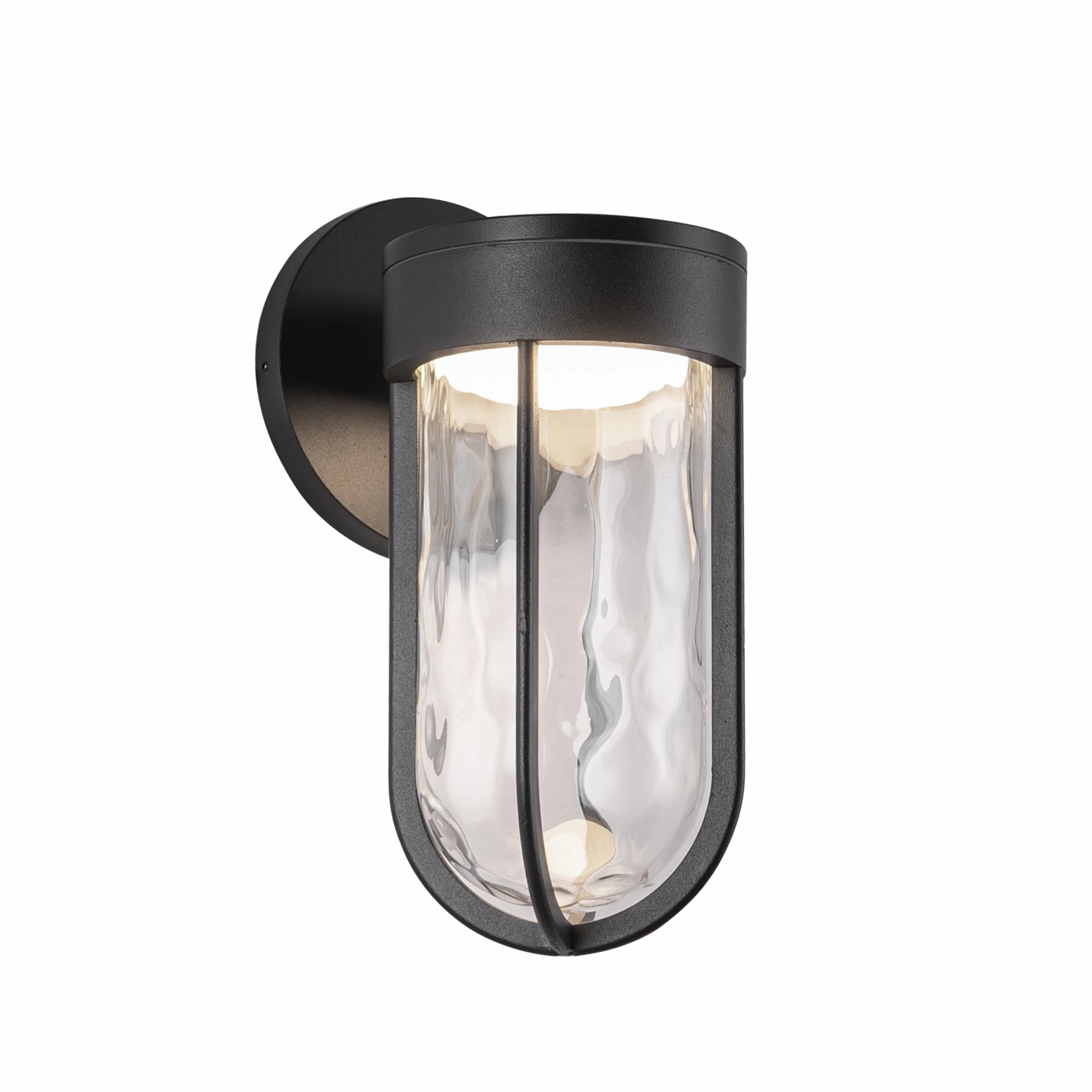 Davy LED Exterior Wall Sconce Black