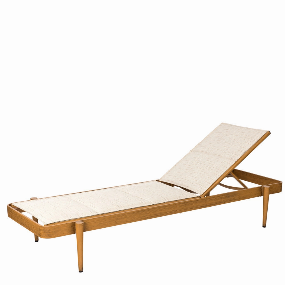 Daytona Stackable Padded Sling Chaise Lounge