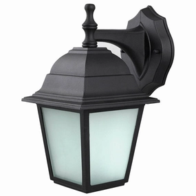 Decomn One Light Outdoor Downlight BlackOutdoor wall sconces with motion sensor