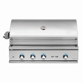 Delta Heat 38-Inch Gas Grill with Rotisserie and Sear Zone DHBQ38RS compact BBQ grill for small spaces