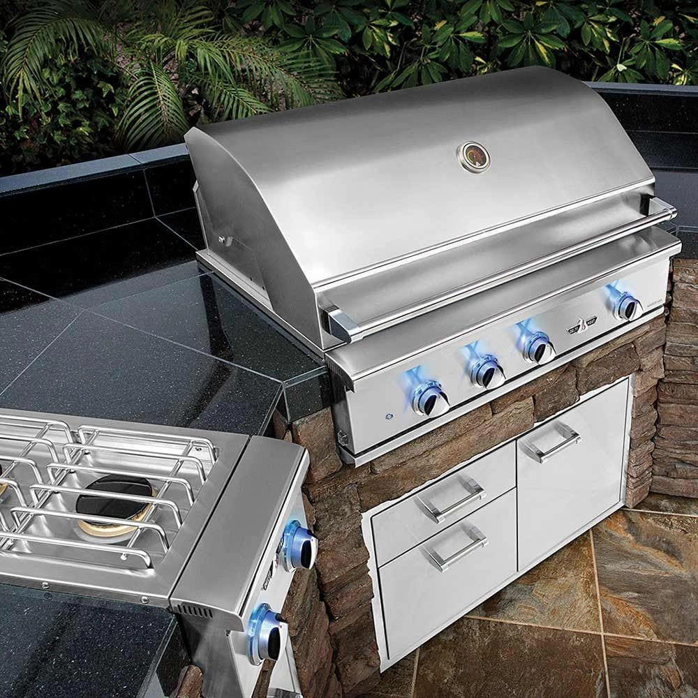 Delta Heat 38-Inch Gas Grill with Rotisserie and Sear Zone DHBQ38RS