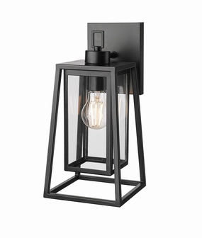 Denzell One Light Outdoor Wall Sconce Powder Coated BlackOutdoor wall sconces with motion sensor