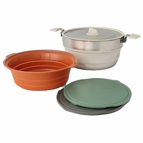 Detour Essentials Camp Kitchen Kit 5L Pot Set heavy-duty garden utility cart with handle