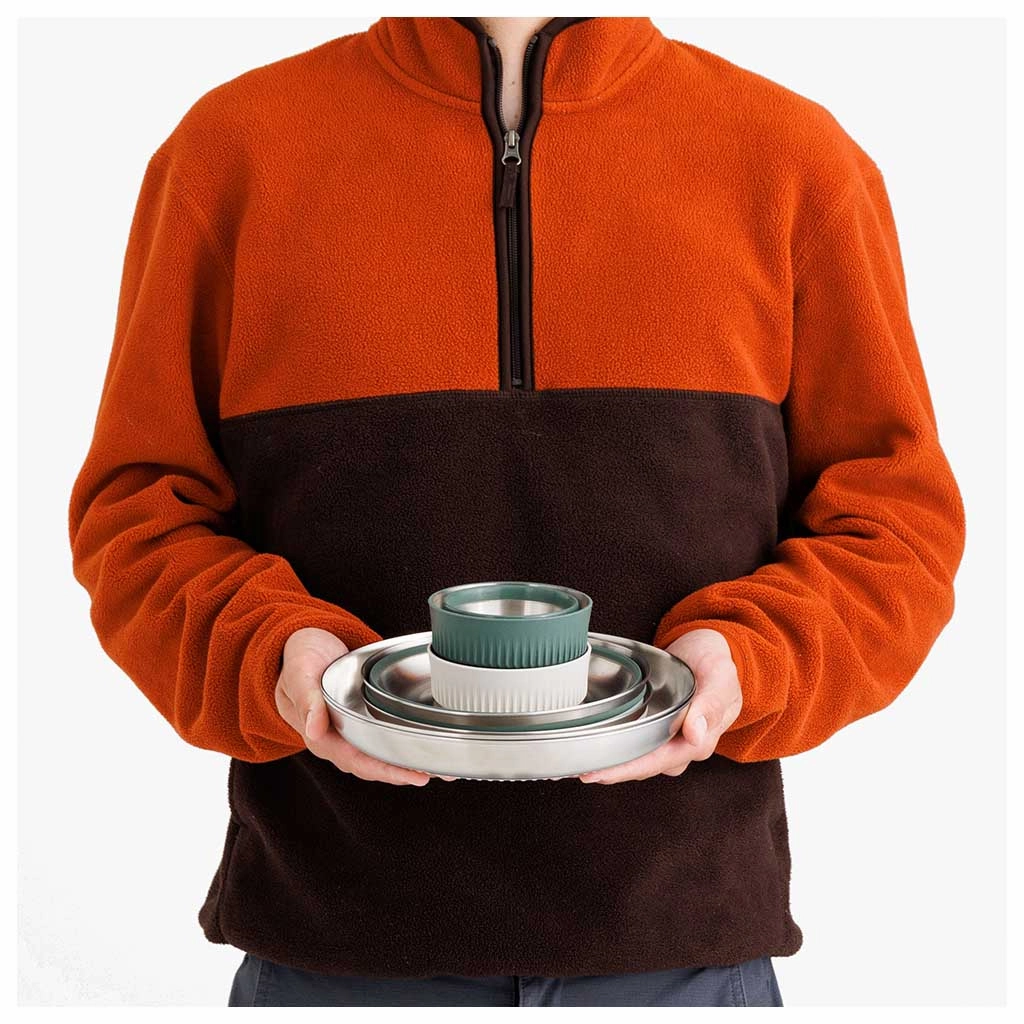 Detour Stainless Steel Collapsible Dinnerware Set