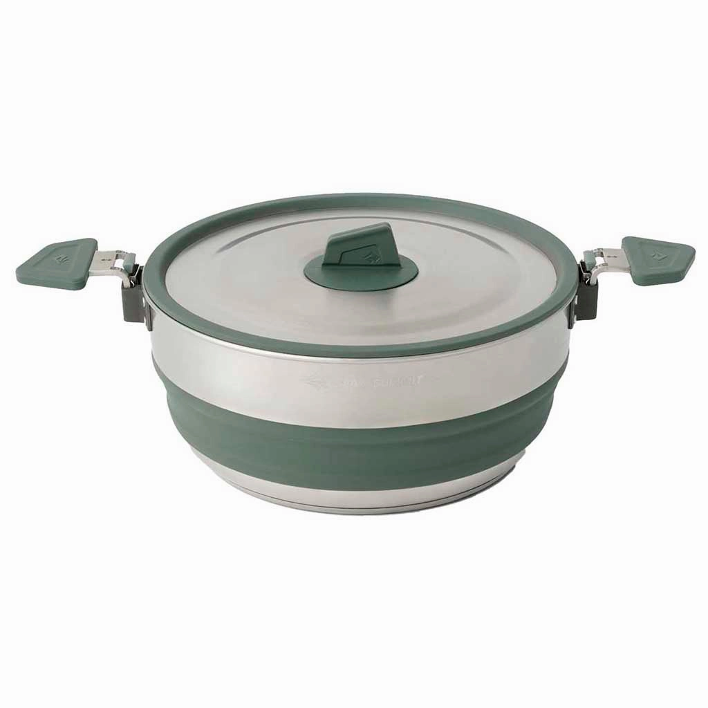 Detour Stainless Steel Collapsible Pot 3L durable outdoor garden light fixtures