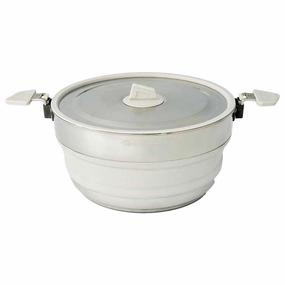 Detour Stainless Steel Collapsible Pot 5L heavy-duty garden utility cart with handle