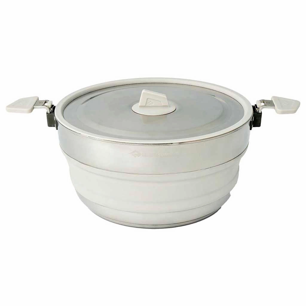 Detour Stainless Steel Collapsible Pot 5L heavy-duty garden utility cart with handle