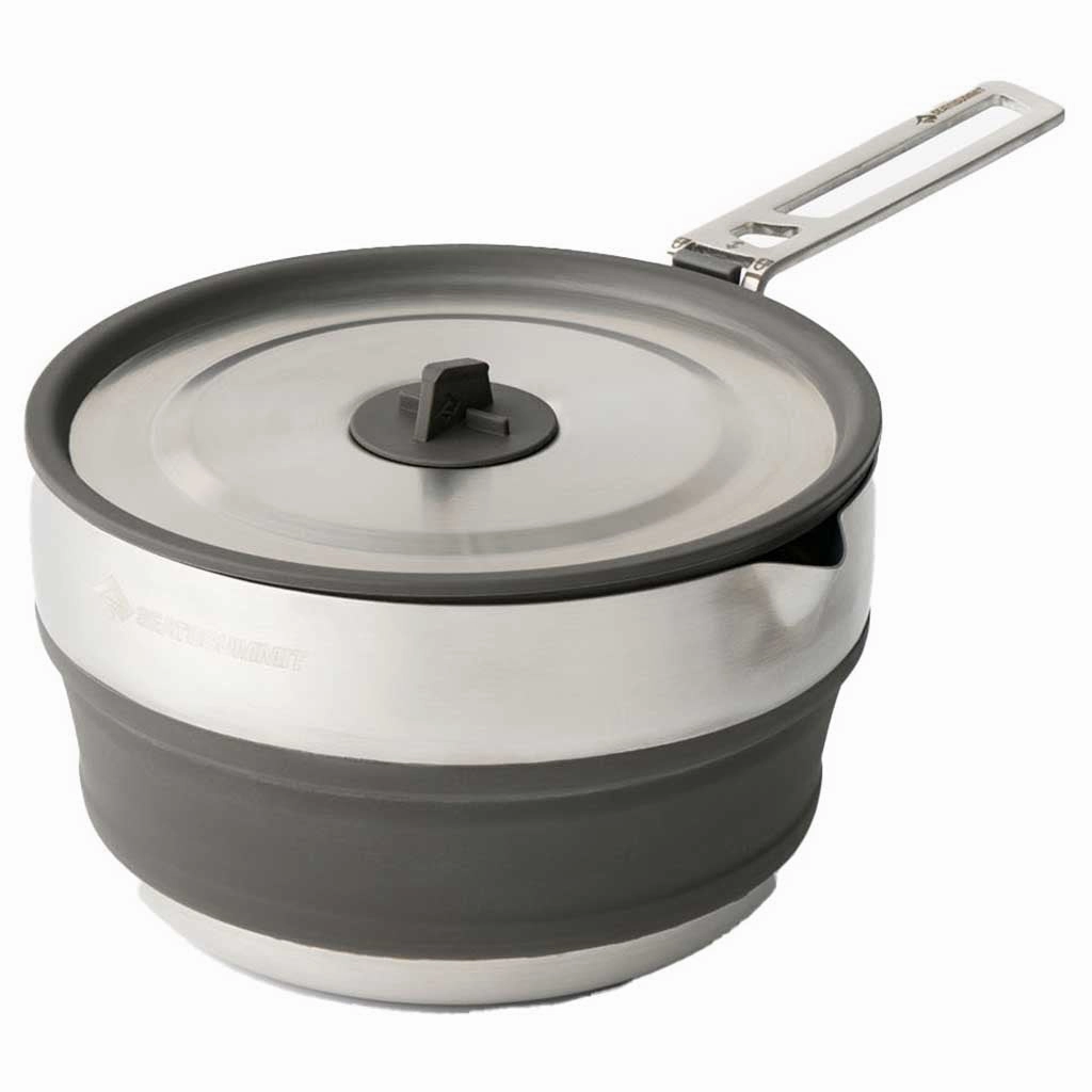 Detour Stainless Steel Collapsible Pouring Pot 1.8L durable outdoor garden light fixtures