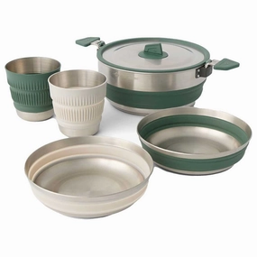 Detour Stainless Steel One Pot 3L Cook Set heavy-duty garden utility cart with handle