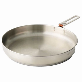Detour Stainless Steel Pan heavy-duty garden utility cart with handle