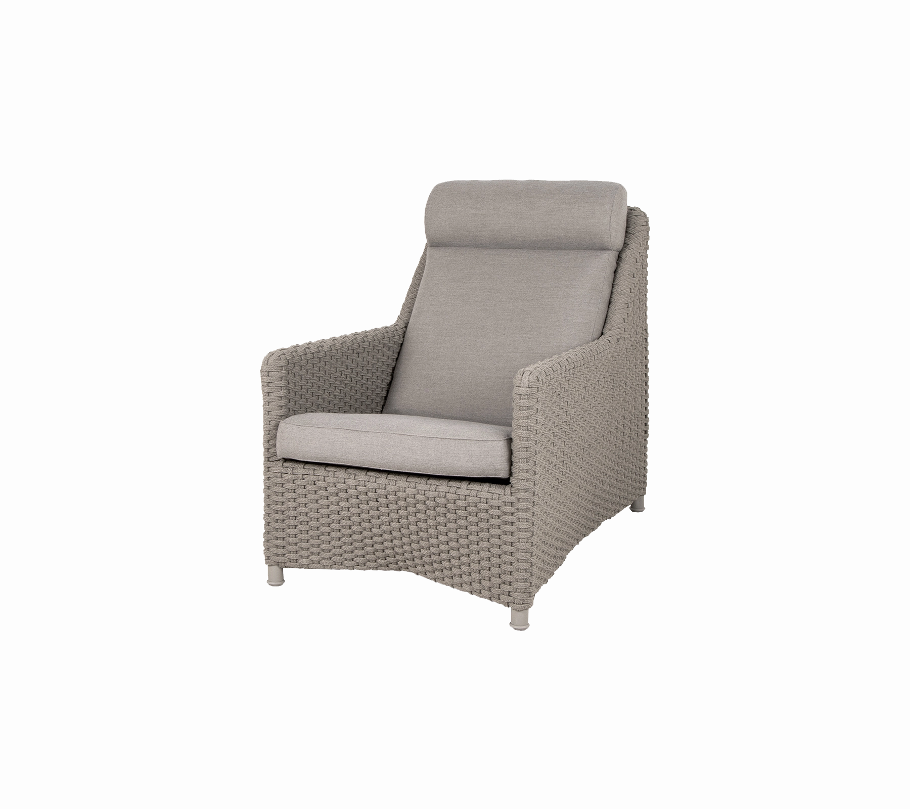 Diamond highback chairhigh back outdoor chair with cushion