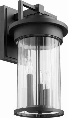 Dimas Three Light Wall Mount Textured BlackOutdoor wall sconces with motion sensor
