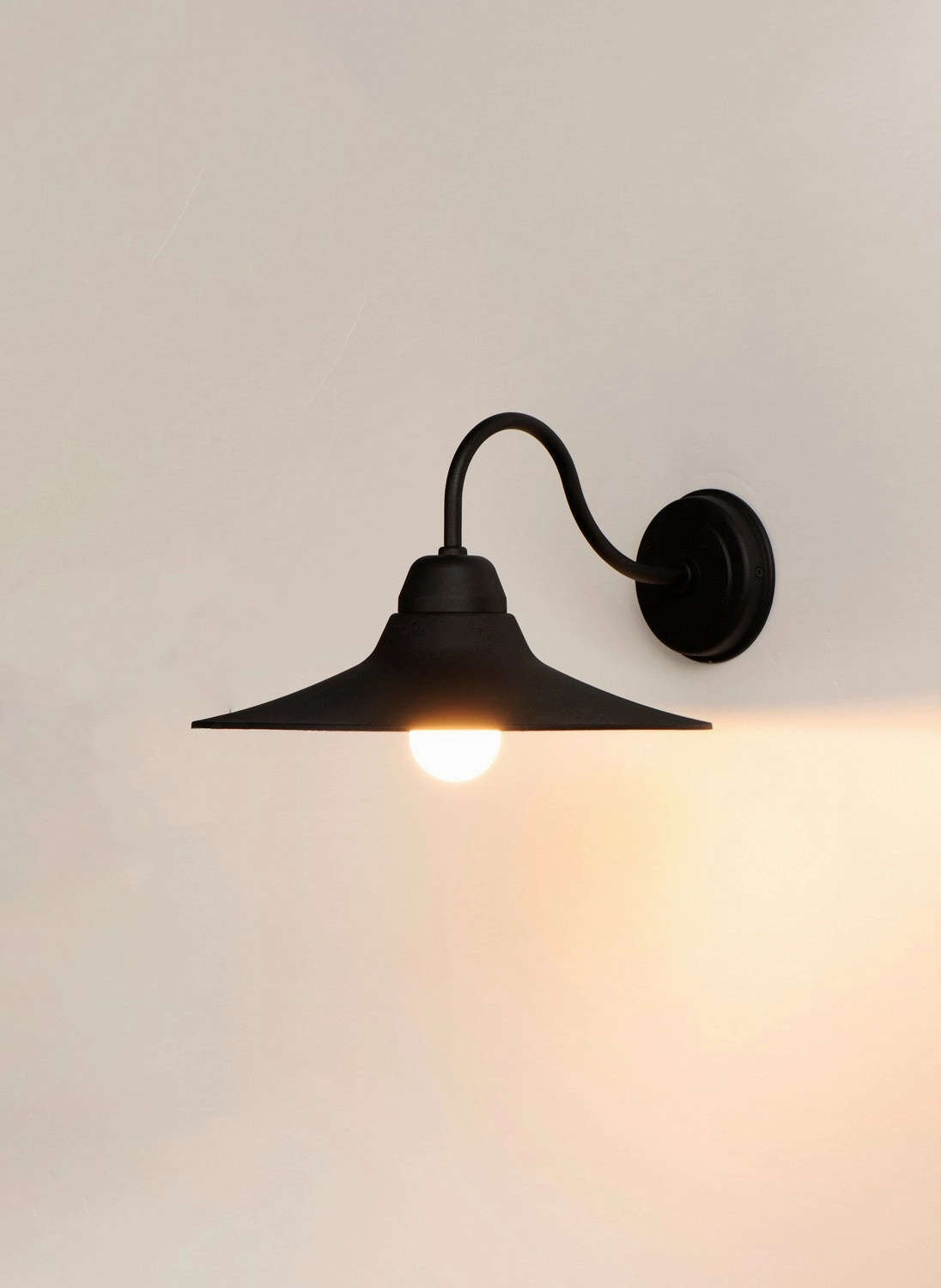 Dockside One Light Outdoor Wall Lantern Black