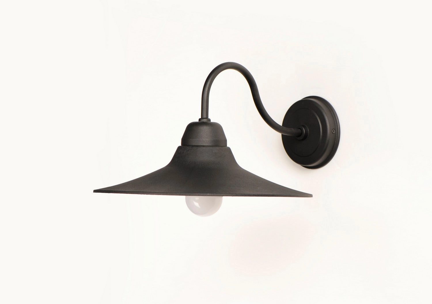 Dockside One Light Outdoor Wall Lantern Black