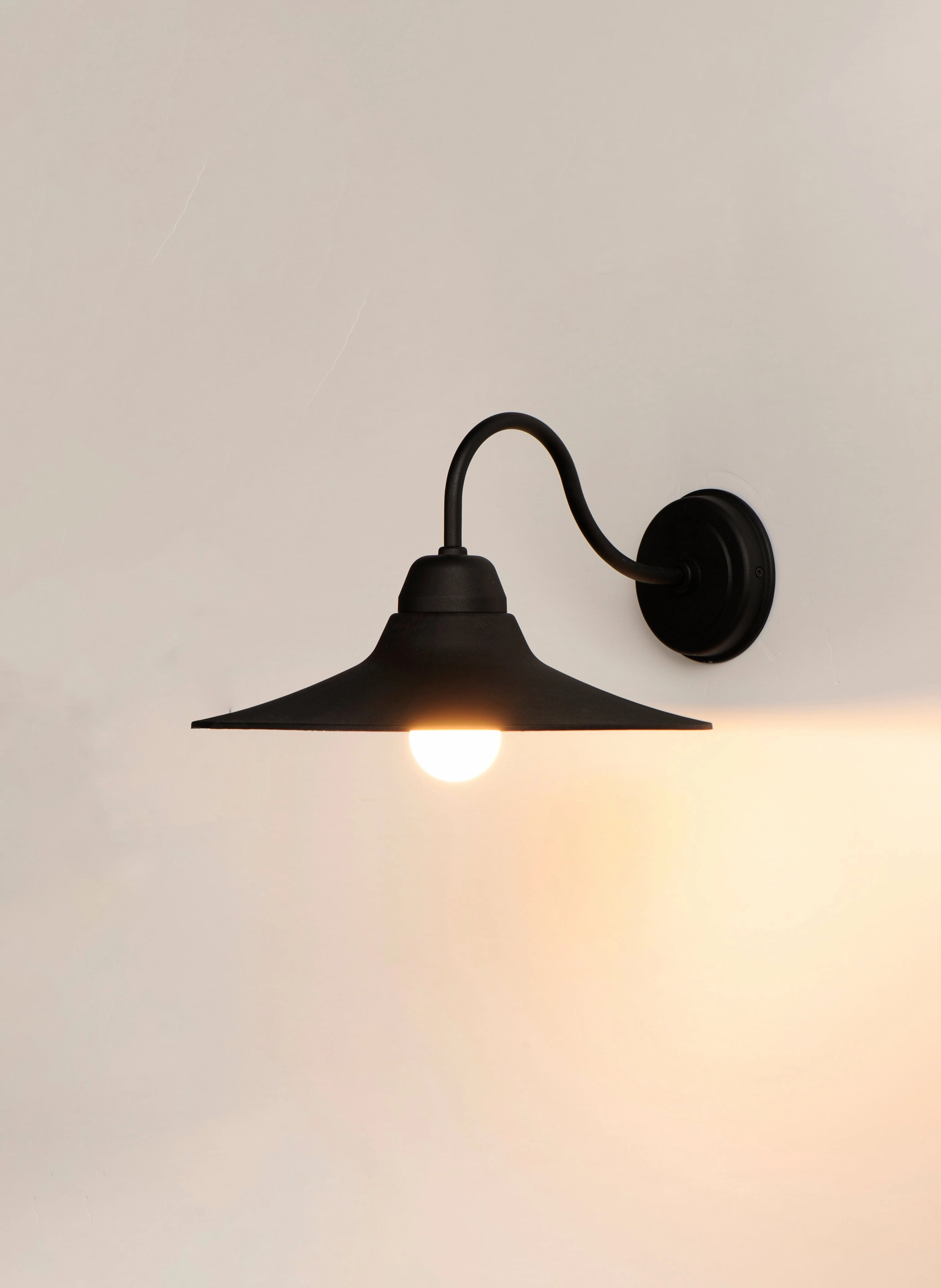 Dockside One Light Outdoor Wall Lantern Black