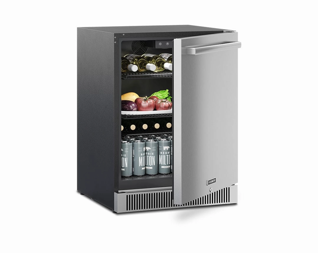 Dometic D Series 24-inch Outdoor Refrigerator with Lock DE24F