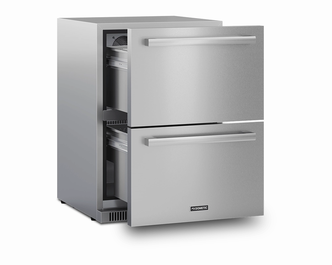 Dometic E Series 24-inch Outdoor Refrigerator Drawer EA24D outdoor beverage cooler with wheels