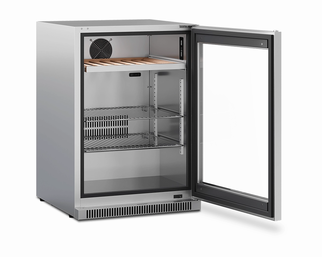 Dometic E Series Outdoor Beverage Center with Lock EA24B outdoor beverage cooler with wheels