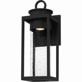 Donegal One Light Outdoor Wall Mount Matte BlackOutdoor wall sconces with motion sensor