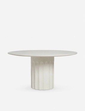 Doric Round Dining Table by Sarah Sherman Samueloutdoor patio dining furniture set