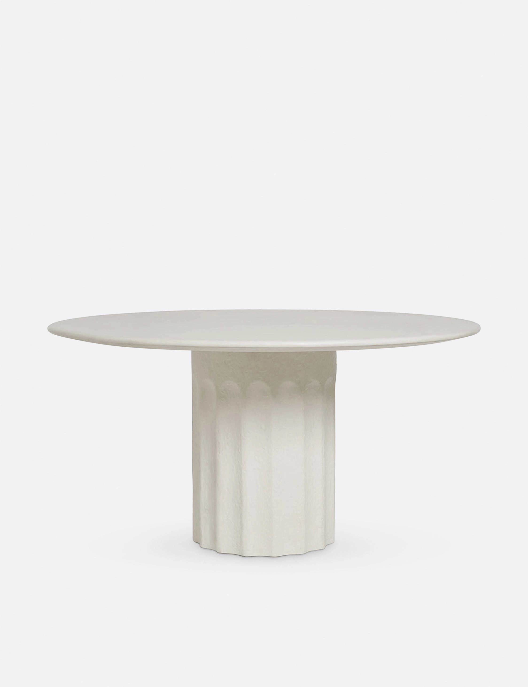 Doric Round Dining Table by Sarah Sherman Samueloutdoor patio dining furniture set