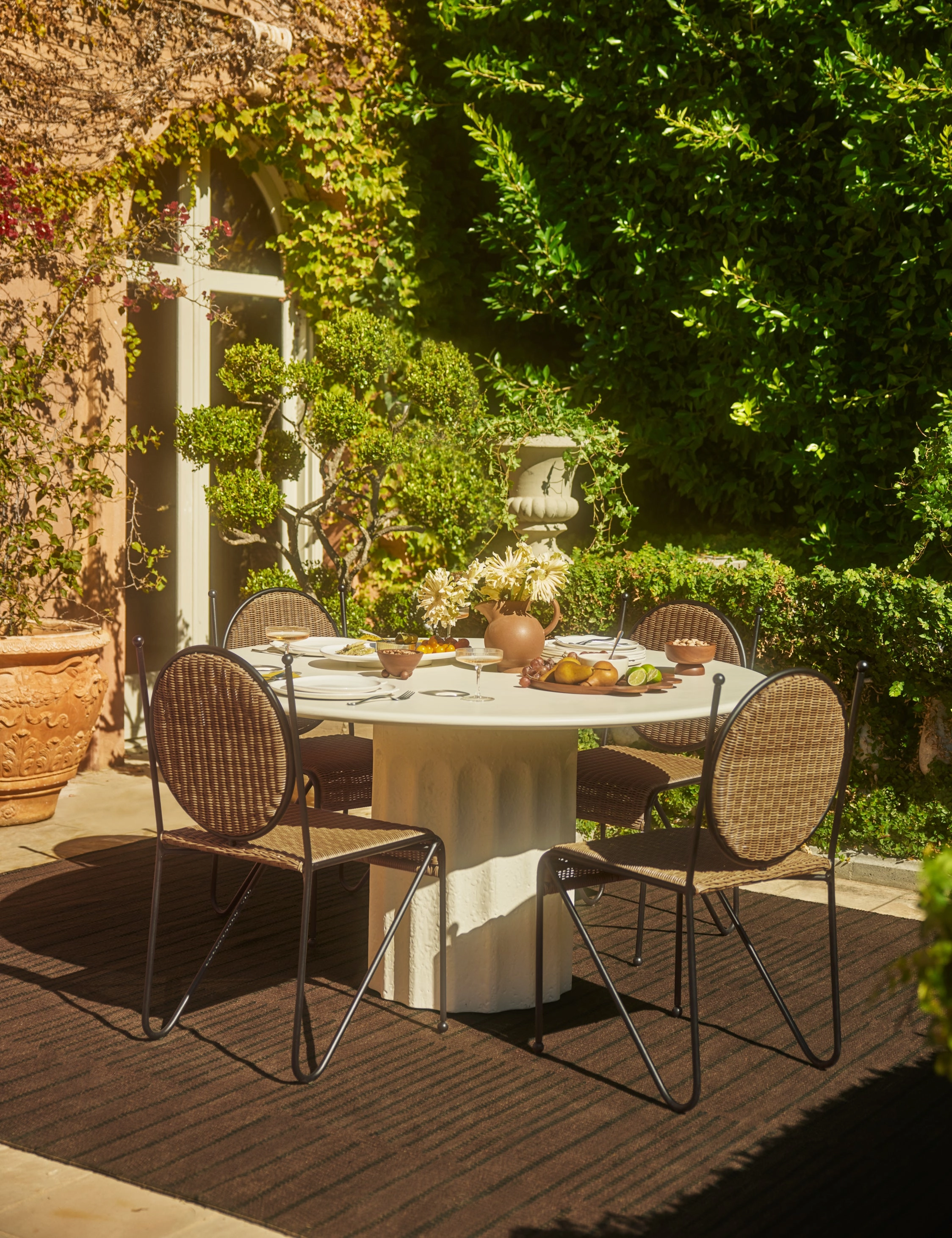 Doric Round Dining Table by Sarah Sherman Samuel