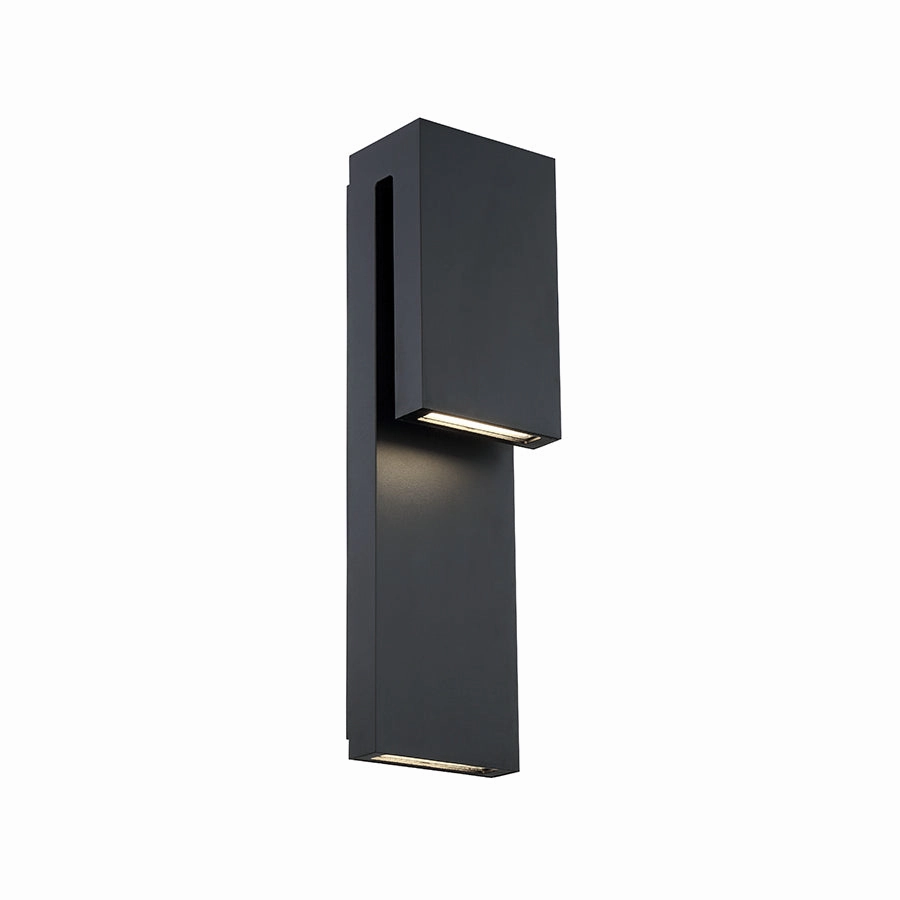 Double Down LED Outdoor Wall Sconce BlackOutdoor wall sconces with motion sensor