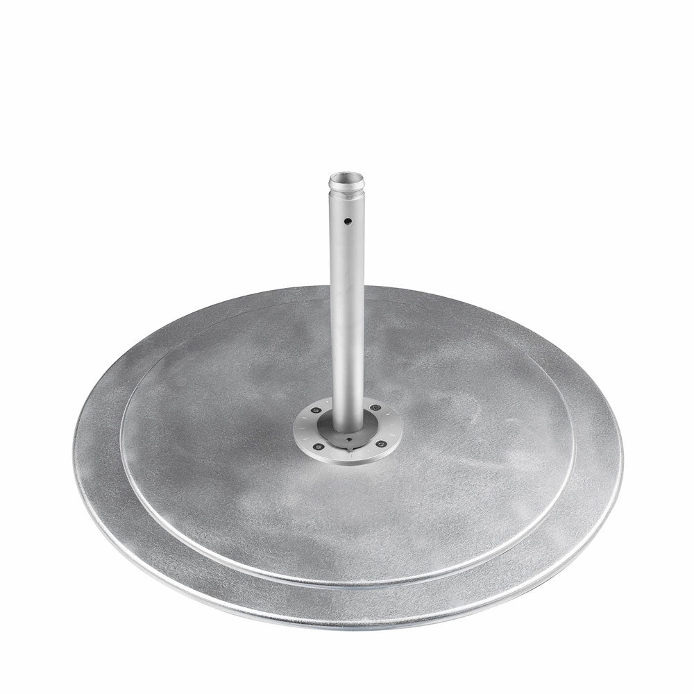 Double Galvanized Plate Stack Umbrella Baseadjustable height outdoor parasol