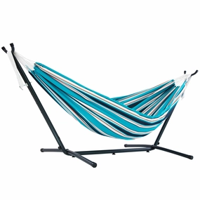 Double Sunbrella Hammock with Stand (9ft/280cm) - Token Surfside lightweight portable hammock for camping